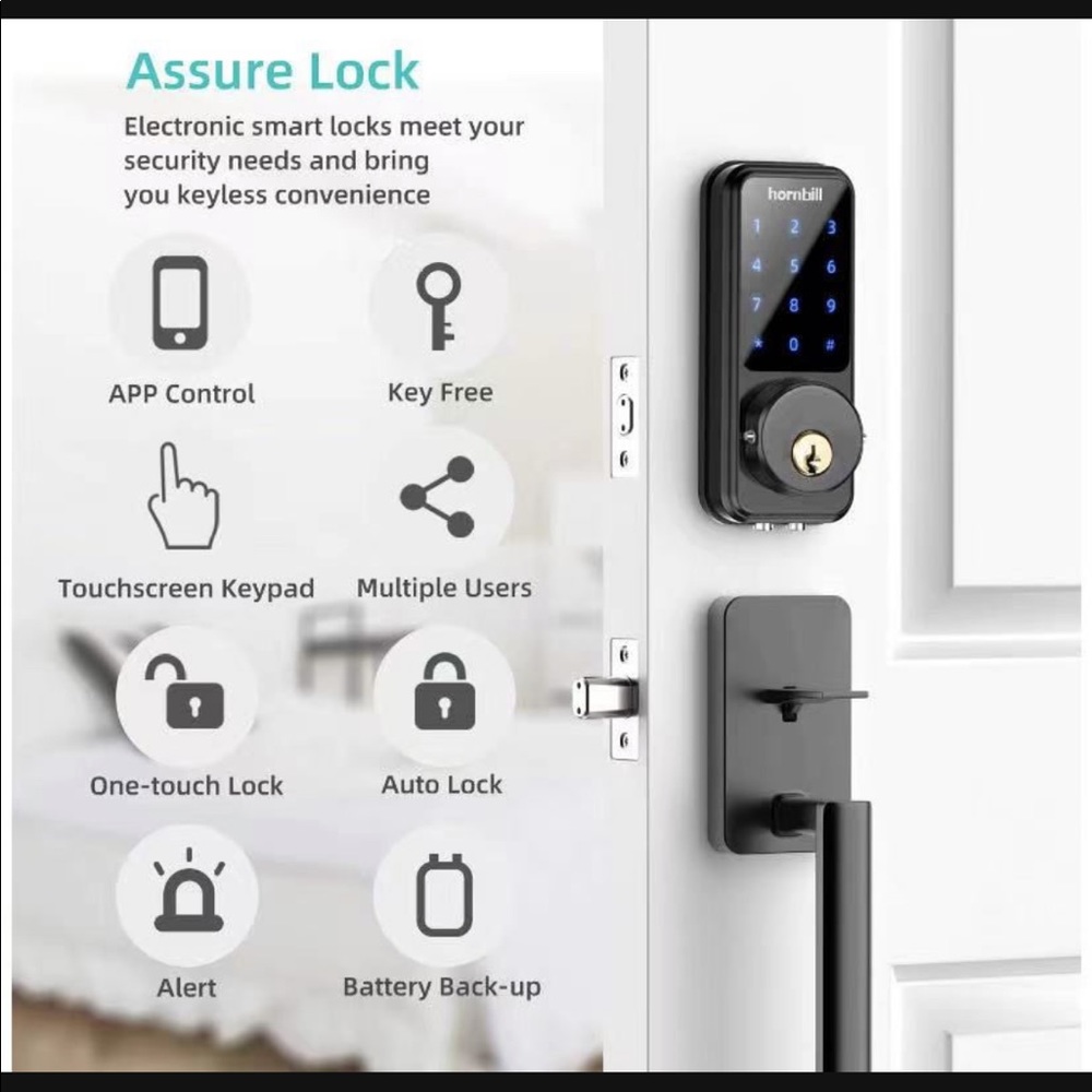 Hornbill  Smart Door Lock with Keypad
